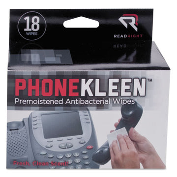 Read Right® Phonekleen Wet Wipes, Cloth, 5 X 5, 18-box freeshipping - TVN Wholesale